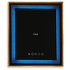 Rexy Accent Table with Built-In Speaker | Gold Metal | Black Mirror | 22"
