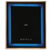 Rexy Accent Table with Built-In Speaker | Gold Metal | Black Mirror | 22"