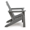 Covi Adirondack Outdoor Chair with Classic Slatted Back | Gray Wood