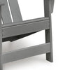Covi Adirondack Outdoor Chair with Classic Slatted Back | Gray Wood