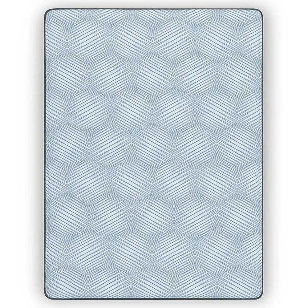 Pmy Hybrid Full Mattress | Gel Memory Foam | Edge Support System | Blue | 12"