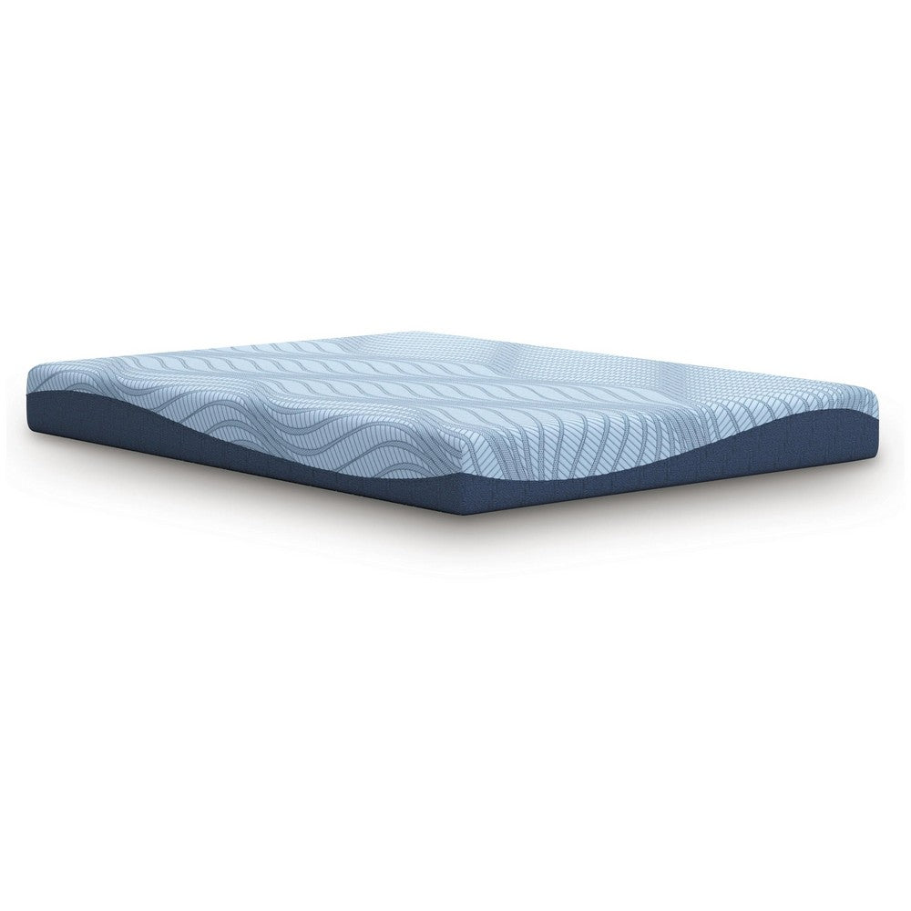 Ammy Memory Foam Queen Mattress | Firm Foam Support | Light Blue | 8"