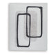 Davis 8 x10 Large Area Rug | Charcoal-Ivory Abstract Accents | Taupe Wool