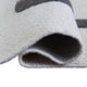 Davis 8 x10 Large Area Rug | Charcoal-Ivory Abstract Accents | Taupe Wool
