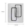 Davis 8 x10 Large Area Rug | Charcoal-Ivory Abstract Accents | Taupe Wool