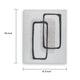Davis 8 x10 Large Area Rug | Charcoal-Ivory Abstract Accents | Taupe Wool