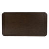 Kemu Rectangular Coffee Table with Open Frame Base | Dark Brown Wood | 56"