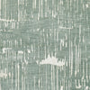 Cayo 8x10 Large Area Rug | Teal Abstract Linear Accents | White Polyester