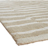 Bella 8x10 Large Area Rug with Abstract Linear Patterns | Beige-White