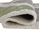 Abram 8x10 Large Area Rug with Green-Gray Geometric Blocks | Ivory
