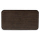 Carli Coffee Table with Lift Top | Open Shelf Base | Dark Brown | 48"
