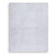 Worly 8x10 Large Area Rug | Textured Linear Patterns | Light Gray Faux Fur
