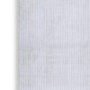 Worly 8x10 Large Area Rug | Textured Linear Patterns | Light Gray Faux Fur
