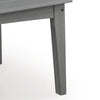 Covi Outdoor Cocktail Table with Slatted Top Design | Gray HDPE 48"