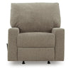 Vely Manual Rocker Recliner Chair | Cushioned Back | Hemp Polyester