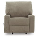 Vely Manual Rocker Recliner Chair | Cushioned Back | Hemp Polyester