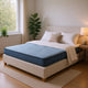 Peko Bonnell Queen Mattress | Cooling Coil Foam Support | Blue Fabric 8"