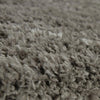 Wreno 8x10 Large Shag Area Rug with Cream Geometric Pattern | Gray PET