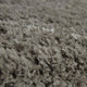 Wreno 8x10 Large Shag Area Rug with Cream Geometric Pattern | Gray PET