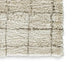 Wreno 8x10 Large Shag Area Rug with Cream Gridwork Pattern | Brown PET