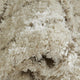 Wreno 8x10 Large Shag Area Rug with Cream Gridwork Pattern | Brown PET
