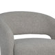 Nash Accent Chair with Swivel Base | Open Barrel Back | Pebble Boucle