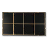 Patty Rectangular Wall Art | Mosaic Stone Pattern | Gray | Taupe 47x87