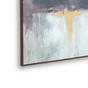 Gatty Wall Art with Abstract Horizon Design | Blue-Gray Canvas 48x72