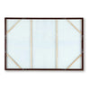 Gatty Wall Art with Abstract Horizon Design | Blue-Gray Canvas 48x72