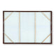 Gatty Wall Art with Abstract Horizon Design | Blue-Gray Canvas 48x72