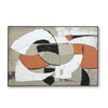 Archy Framed Canvas Wall Art | Geometric Abstract Design | Multicolor 48x72