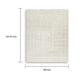 Malvin 8x10 Large Washable  Area Rug | Geometric Motifs | S&stone Beige