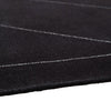 Maro Large Area Rug | Geometric Design | Low Pile | Black & White Wool 8x10