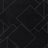 Maro Large Area Rug | Geometric Design | Low Pile | Black & White Wool 8x10