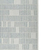 Dyni Large Area Rug | Geometric | Coastal Blue & Ivory Wool Polyester 8x10