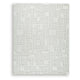 Risa Large Area Rug | Geometric Motifs | Ivory Wool Cotton Blend 8x10