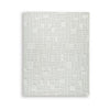 Risa Large Area Rug | Geometric Motifs | Ivory Wool Cotton Blend 8x10