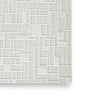 Risa Large Area Rug | Geometric Motifs | Ivory Wool Cotton Blend 8x10