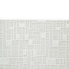 Risa Large Area Rug | Geometric Motifs | Ivory Wool Cotton Blend 8x10