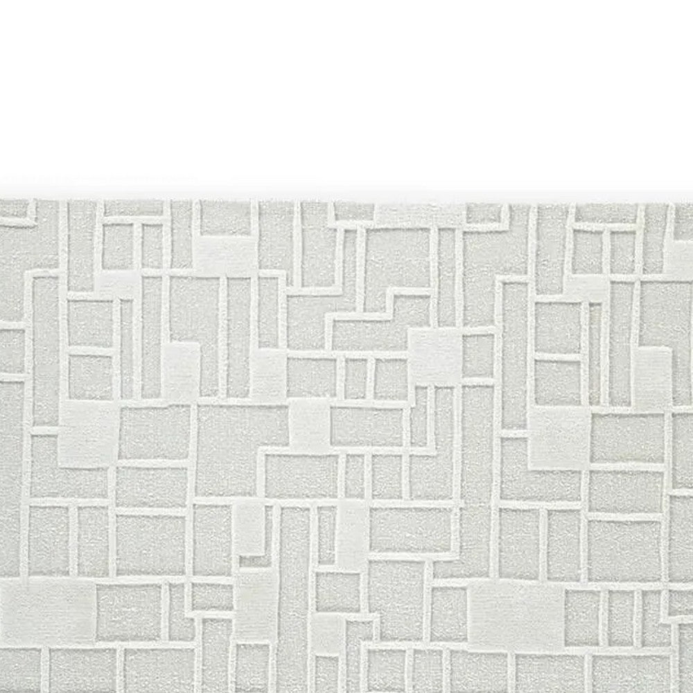 Risa Large Area Rug | Geometric Motifs | Ivory Wool Cotton Blend 8x10