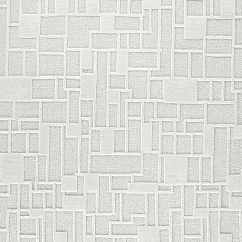 Risa Large Area Rug | Geometric Motifs | Ivory Wool Cotton Blend 8x10