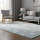 Risa Large Area Rug | Geometric Motifs | Ivory Wool Cotton Blend 8x10