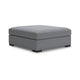 Beil Modular Oversize Accent Ottoman | Foam Seat | Gray Nuvella 52"