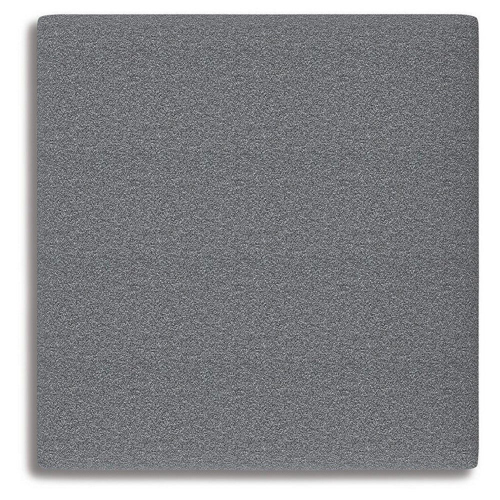 Beil Modular Oversize Accent Ottoman | Foam Seat | Gray Nuvella 52"