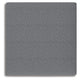 Beil Modular Oversize Accent Ottoman | Foam Seat | Gray Nuvella 52"