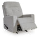 Skio Maunal Rocker Recliner Chair | Foam Fill Seat | Stone Gray Nuvella