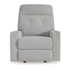 Skio Maunal Rocker Recliner Chair | Foam Fill Seat | Stone Gray Nuvella