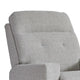 Skio Maunal Rocker Recliner Chair | Foam Fill Seat | Stone Gray Nuvella