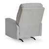 Skio Maunal Rocker Recliner Chair | Foam Fill Seat | Stone Gray Nuvella