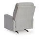 Skio Maunal Rocker Recliner Chair | Foam Fill Seat | Stone Gray Nuvella